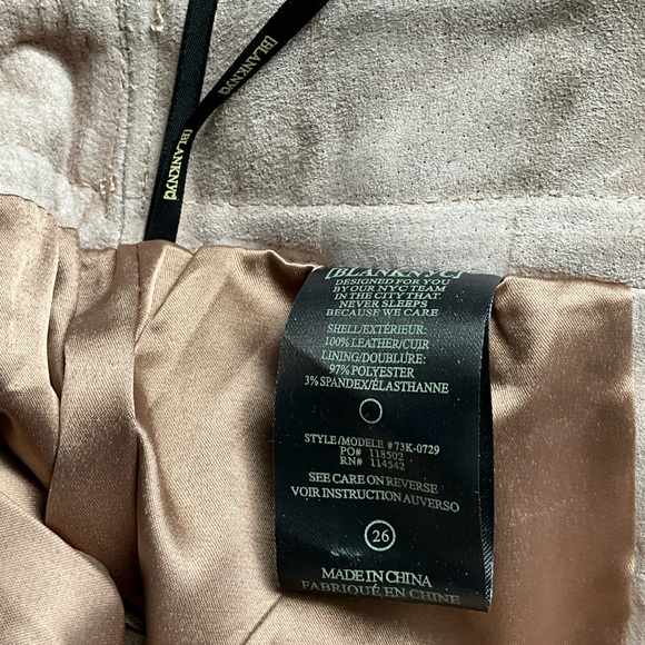 REVOLVE BLANKNYC Suede Moto Mini Skirt Bare it All Size 26 - Picture 4 of 9